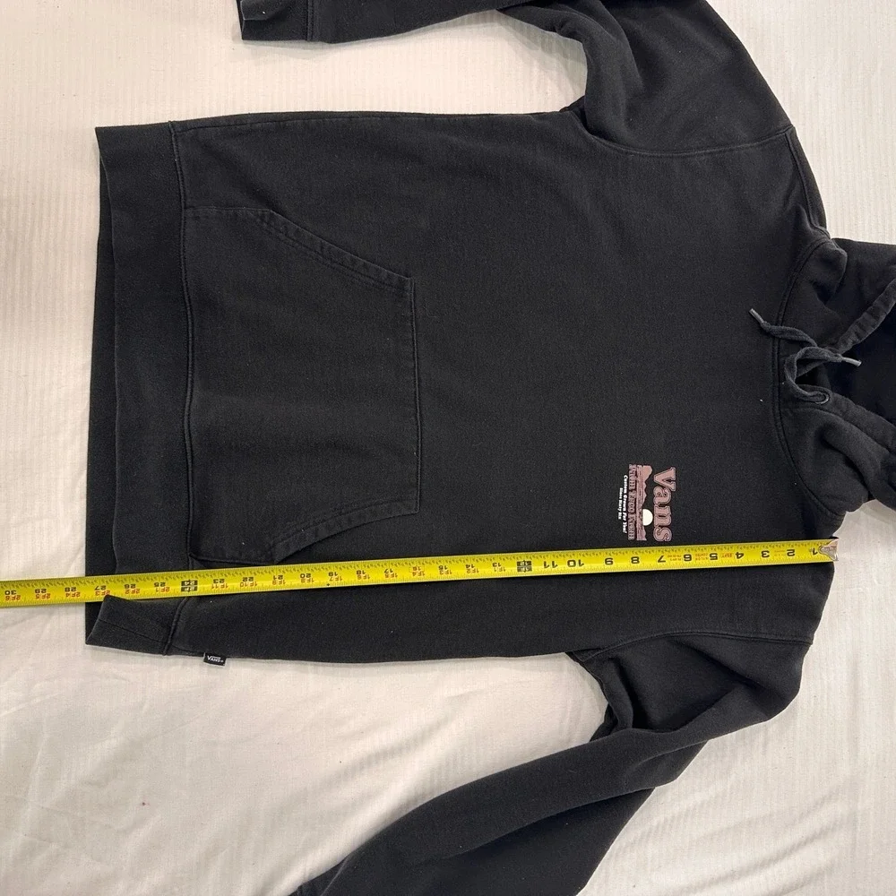 Vans Palm Tree Farm Hoodie Mens Medium‎ Black Graphic Pullover Grunge